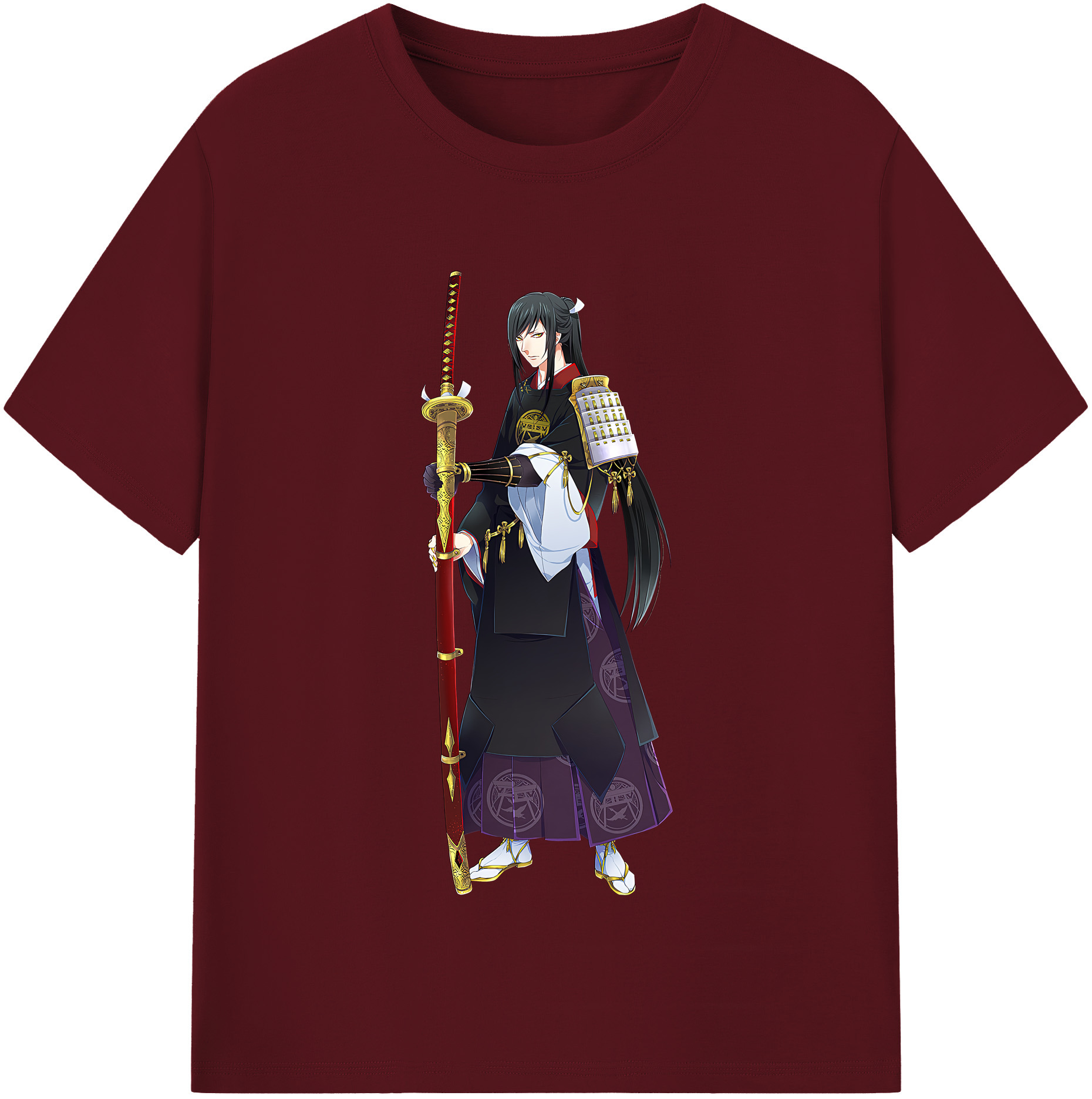 （画像用） 刀剣乱舞 Touken Ranbu 綿100％半袖Tシャツ（フロントプリント）